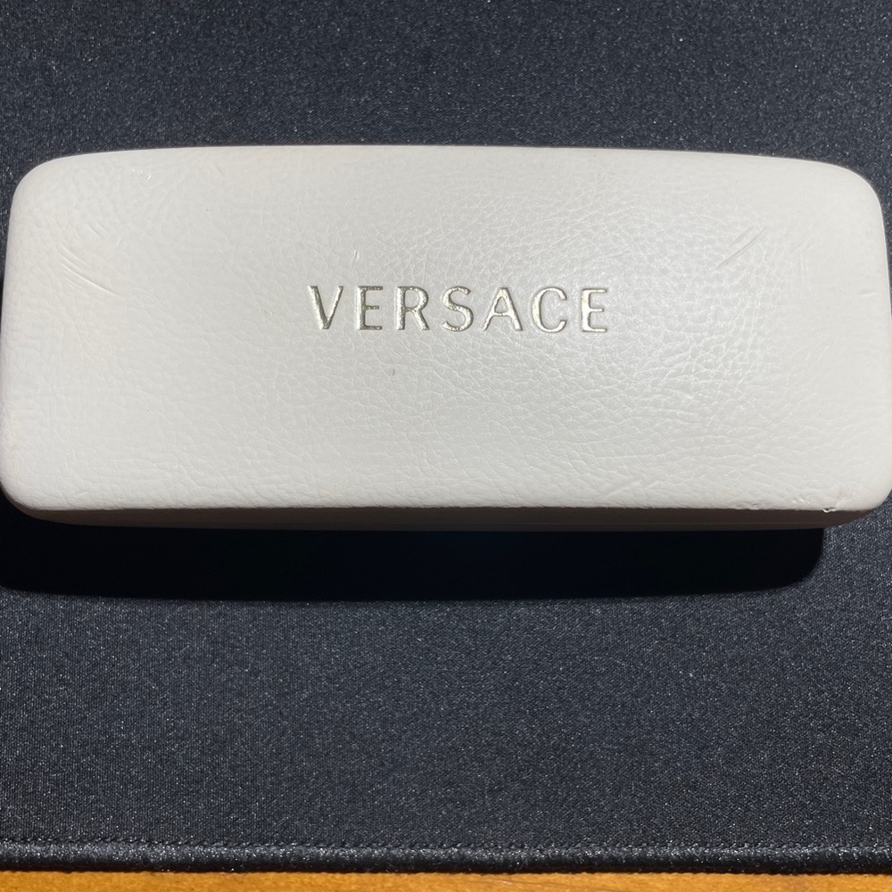 Versace White Sunglass Case